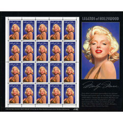 us stamp postage issues 2967 marilyn monroe 1926 62 32 1995 M PANE