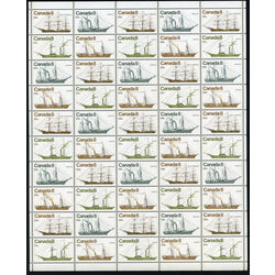 canada stamp 673ai coastal vessels 1975 M PANE BL