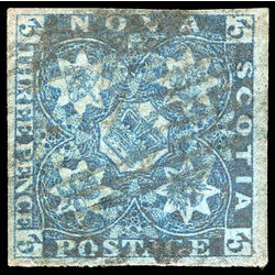 nova scotia stamp 3 pence issue 3d 1851 U VF 008