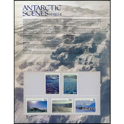 presentation cards with mint stamps