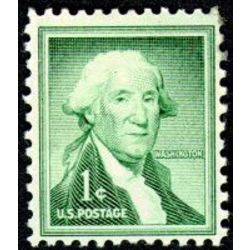 us stamp postage issues 1031 washington 1 1954