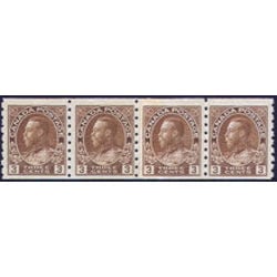 canada stamp 129istrip king george v 1918