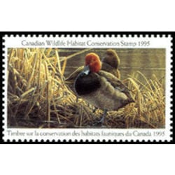 canadian wildlife habitat conservation stamp fwh11d redheads 8 50 1995