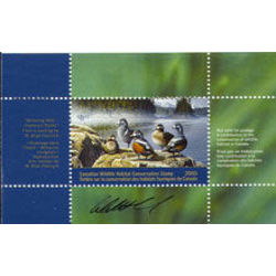 canadian wildlife habitat conservation stamp fwh21d harlequin ducks 8 50 2005