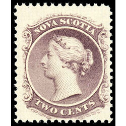nova scotia stamp 9a queen victoria 2 1860