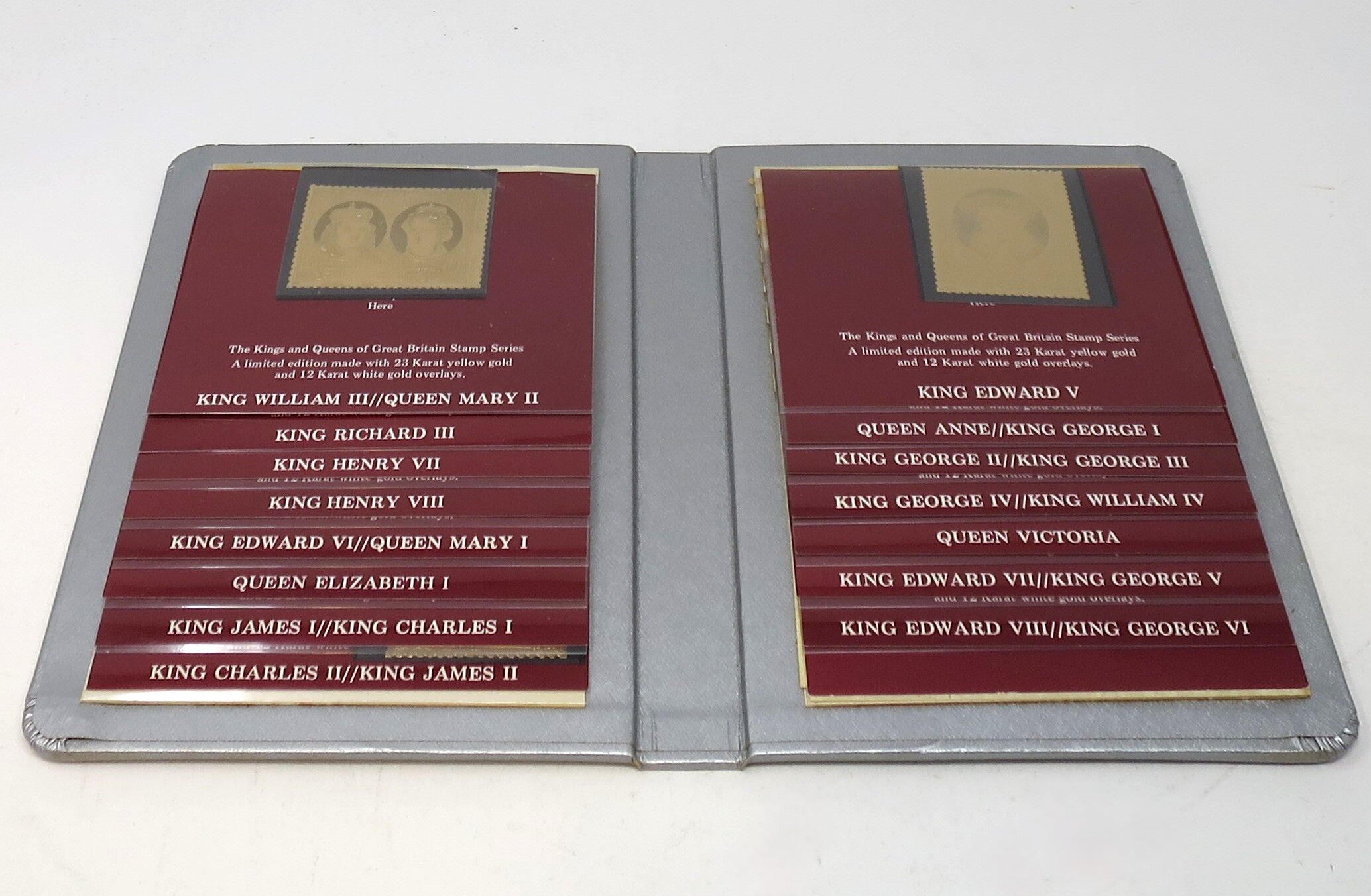 Buy Silver Jubilee Gold Stamp Series of the Kings and Queens