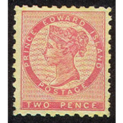 prince edward island stamp 1a queen victoria 2d 1861