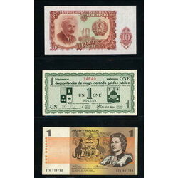 12 world paper money
