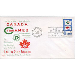 canada stamp 500 canada games 6 1969 FDC 006