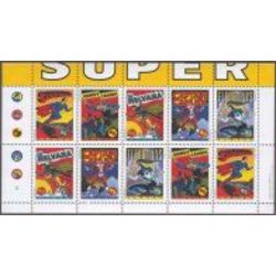 canada stamp 1583bi comic book superheroes 1995