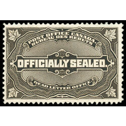 canada stamp o official ox4 officially sealed 1913 M F VFNH 019