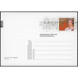 canada stamp prepaid postage cards ux269 crown scott 2517 queen elizabeth ii diamond jubilee 2012