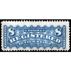 canada stamp f registration f3 registered stamp 8 1876 M F VFNG 065