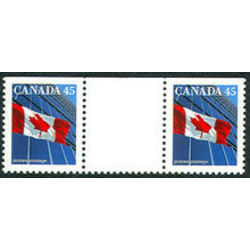 canada stamp 1362bvi flag over building 1998