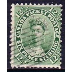 canada stamp 18ii queen victoria 12 1859