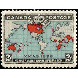 canada stamp 86b imperial penny postage christmas 2 1898 M VFNH 008
