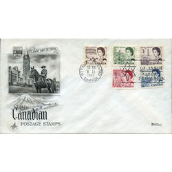 canada stamp 454p 58p fdc queen elizabeth ii northern lights 1 1967