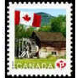 canada stamp 2352 flag over keremeos grist mill keremeos bc p 2010