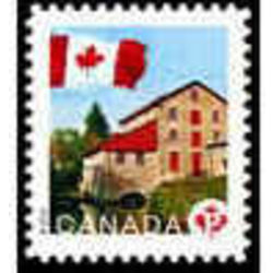 canada stamp 2353 flag over old stone mill natl historic site delta on p 2010