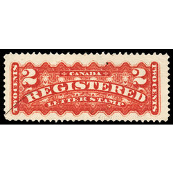 canada stamp f registration f1b registered stamp 2 1888 U VF 012