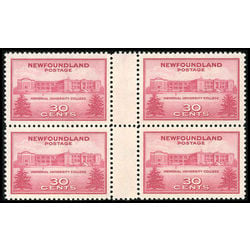 newfoundland stamp 267i bl memorial university college 1943