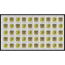 canada stamp 1196a 1988 olympic winter games 1988 M PANE BL