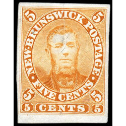 new brunswick stamp 5tc charles connell 5 1860