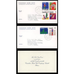 canada stamp 674 9 fdc christmas 1975 FDC COMBO 005
