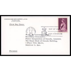 canada stamp 433 queen elizabeth ii 5 1964 FDC 012