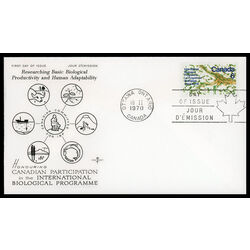 canada stamp 507 interior of a leaf 6 1970 FDC 005