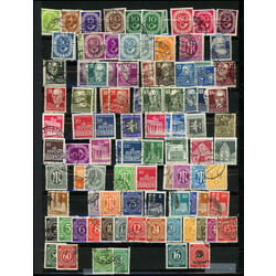 germany used early stamp collection
