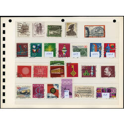 germany used stamp collection