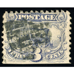 us stamp postage issues 114 locomotive ultramarine 3 1869 U 002