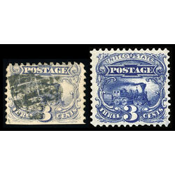 us stamp postage issues 114 locomotive ultramarine 3 1869 U 002