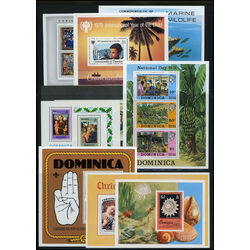 30 grenada dominica souvenir sheets