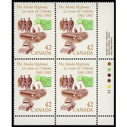 canada stamp 1413 the alaska highway 42 1992 PB LR