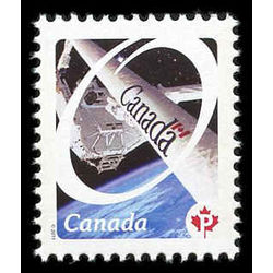 canada stamp 2422 flag on canadarm 2011