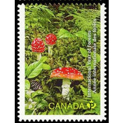 canada stamp 2461b forest floor mushrooms 2011