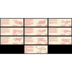 canada stamp bk booklets bk74 caricature definitives 25 1974 M VFNH 009