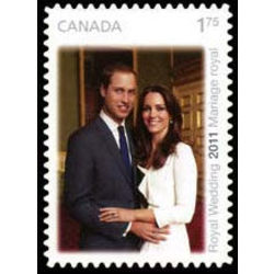 canada stamp 2467 catherine middleton and prince william 1 75 2011