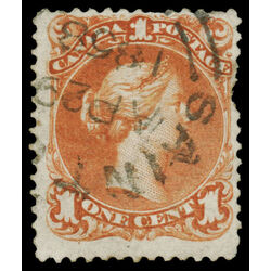 canada stamp 22 queen victoria 1 1868 U F 036
