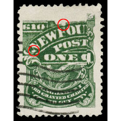 newfoundland stamp 87 king james i 1 1910 U VF 010