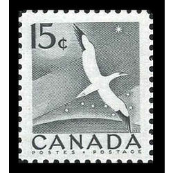 canada stamp 343ii gannet 15 1954