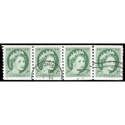 canada stamp 345ivst queen elizabeth ii 1954
