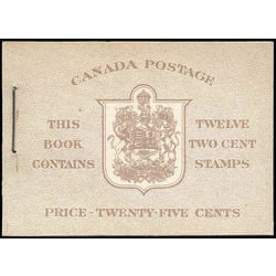 canada stamp complete booklets bk bk33a booklet king george vi 1942