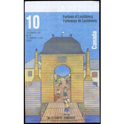 canada stamp bk booklets bk175 fortress of louisbourg nova scotia 1995