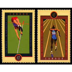 canada stamp 1907 8 iaaf world championships 2001