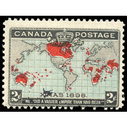 canada stamp 86iii christmas map of british empire 2 1898