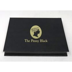 great britain 1 penny black in a special presentation album