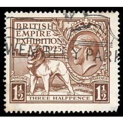 great britain stamp 204 king george v and british lion 1925 U VF 001